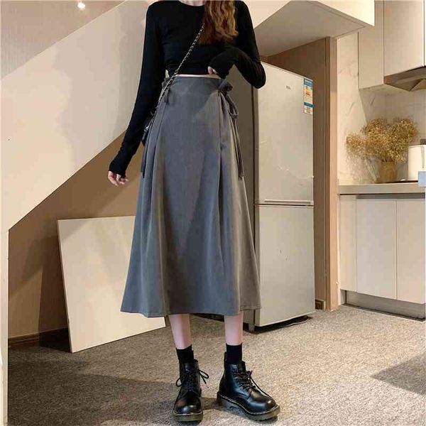 chic bow lace up skirt spring summer women clothing korean fashion elegant gentle strap high waist solid skirt, Black
chic bow lace up skirt spring summer women clothing korean fashion elegant gentle strap high waist solid skirt, Black