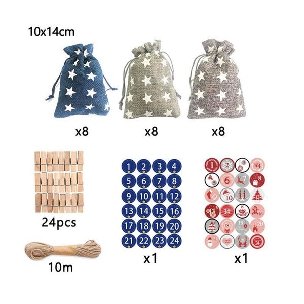 1 set christmas drawstring bag durable novel creative calendar linen bag treaty gift bag hanging ornament candy pouch bbyzvt lipper
1 set christmas drawstring bag durable novel creative calendar linen bag treaty gift bag hanging ornament candy pouch bbyzvt lipper