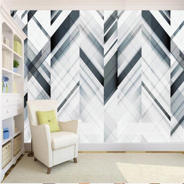 3d stereoscopic wallpaper black and white wallpapers personality fashion line tv background wall decoration painting
3d stereoscopic wallpaper black and white wallpapers personality fashion line tv background wall decoration painting