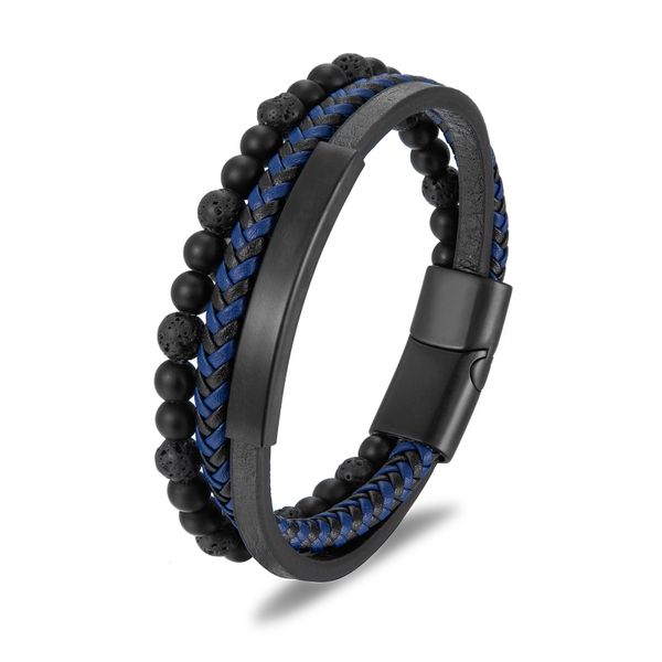 multilayered natural stone tiger eye beads strands genuine leather bracelet stainless steel buckle bracelets jewelry, Black
multilayered natural stone tiger eye beads strands genuine leather bracelet stainless steel buckle bracelets jewelry, Black