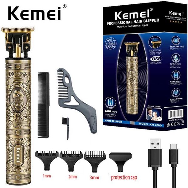kemei km-700d professional hair clipper barber trimmer for men retro buddha cordless edge electric cutting machine 220119
kemei km-700d professional hair clipper barber trimmer for men retro buddha cordless edge electric cutting machine 220119