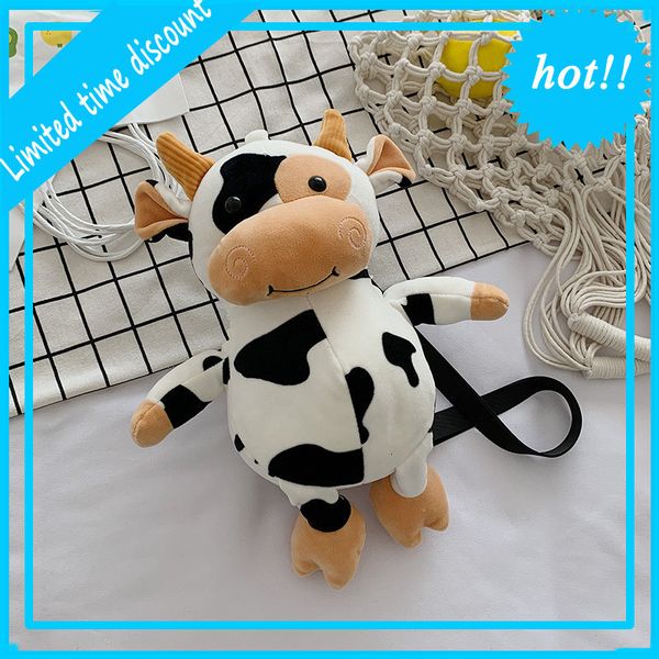 girl autumn and winter 2020 new fashion cartoon cow doll one shoulder messenger cute parent-child plush bag
girl autumn and winter 2020 new fashion cartoon cow doll one shoulder messenger cute parent-child plush bag