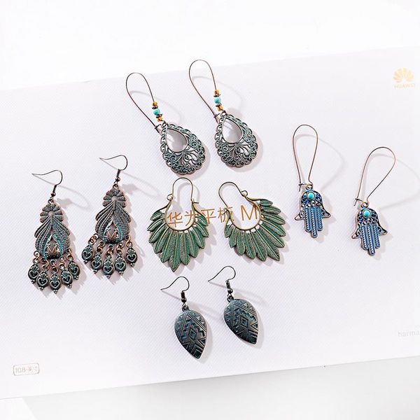dangle & chandelier 5 pairs/lot fashion ethnic alloy drop earrings set for women bohemian geometric earring 2021 brincos female, Silver
dangle & chandelier 5 pairs/lot fashion ethnic alloy drop earrings set for women bohemian geometric earring 2021 brincos female, Silver