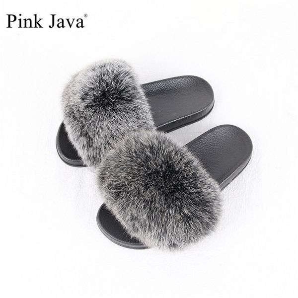 pink java new arriva summer women shoes real fur slipper girl luxury indoor slides flats fluffy big fox sandals wholesale y200423, Black
pink java new arriva summer women shoes real fur slipper girl luxury indoor slides flats fluffy big fox sandals wholesale y200423, Black