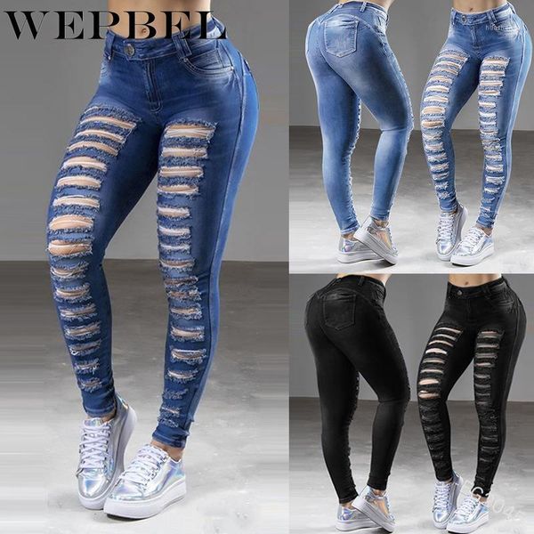 wepbel woman denim pants low waist skinny jeans distressed jeggings trousers stretch ripped hole denim pants1, Blue
wepbel woman denim pants low waist skinny jeans distressed jeggings trousers stretch ripped hole denim pants1, Blue