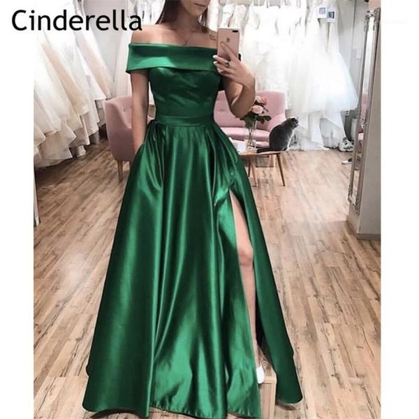 evening dresses with zipper back green color a-line boat neck sleeveless floor length side slit simple evening gowns1, White;black 
evening dresses with zipper back green color a-line boat neck sleeveless floor length side slit simple evening gowns1, White;black