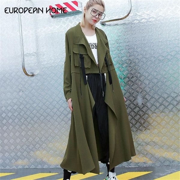 european home spring autumn pluz size trench coat for women new loose casual ladies windbreaker solid color women clothes1, Tan;black
european home spring autumn pluz size trench coat for women new loose casual ladies windbreaker solid color women clothes1, Tan;black