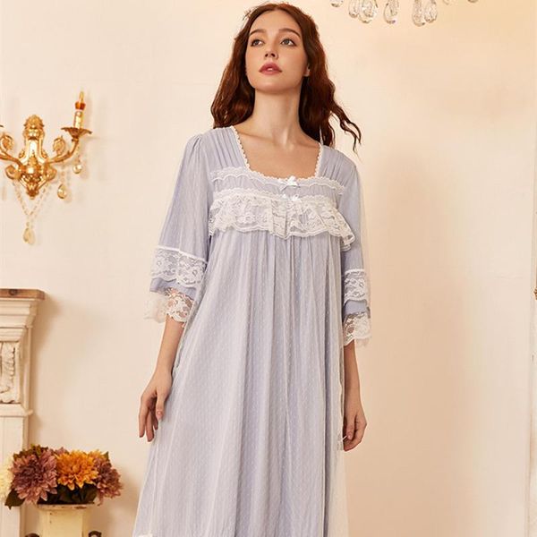 women's sleepwear summer dress vintage princess style nightgown lace cotton women, Black;red
women's sleepwear summer dress vintage princess style nightgown lace cotton women, Black;red