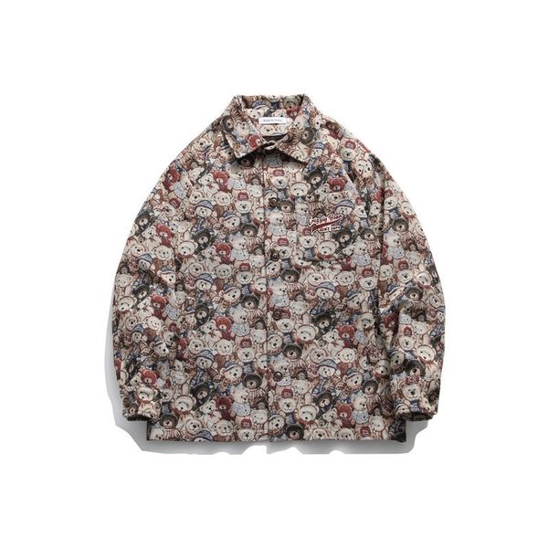 2021 new marca popular harajuku casal animados songxiong coreano jaqueta masculina bf moda hip mercadorias rua roupas, Black;brown
2021 new marca popular harajuku casal animados songxiong coreano jaqueta masculina bf moda hip mercadorias rua roupas, Black;brown
