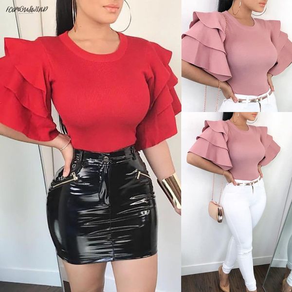 short womens sleeve blouse, summer shirts ladies long pitman ruffle polyester blouse plus size womens office, White
short womens sleeve blouse, summer shirts ladies long pitman ruffle polyester blouse plus size womens office, White