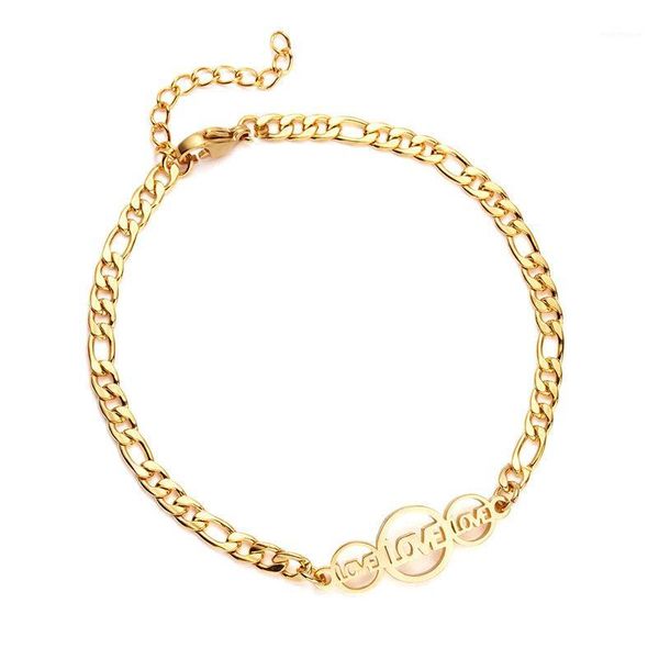 new three letter love round hollow stainless steel bracelet golden bangles gift for man women1, Black
new three letter love round hollow stainless steel bracelet golden bangles gift for man women1, Black