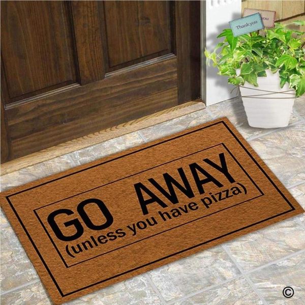 carpets funny doormat entrance floor mat go away (unless you have pizza) creative designed door indoor outdoor decorative
carpets funny doormat entrance floor mat go away (unless you have pizza) creative designed door indoor outdoor decorative