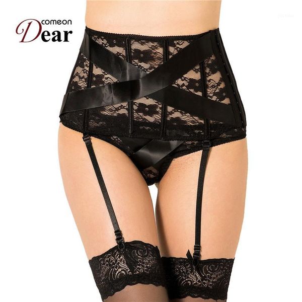 comeondear plus size women garter belt wedding lingerie pj5080 sheer lace garter belt set stockings suspender woman underwear1, Black;white
comeondear plus size women garter belt wedding lingerie pj5080 sheer lace garter belt set stockings suspender woman underwear1, Black;white