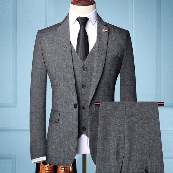 men's suits & blazers classic fashion slim business formal wear men 3 pieces trailblazer tuxedo suit wedding dress for groom, White;black
men's suits & blazers classic fashion slim business formal wear men 3 pieces trailblazer tuxedo suit wedding dress for groom, White;black