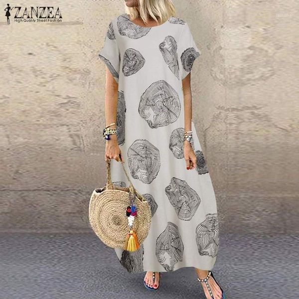 zanzea vintage sundress women short sleeve long dress summer printed cotton linen dresses femme robe kaftan vestido plus size1, White;black
zanzea vintage sundress women short sleeve long dress summer printed cotton linen dresses femme robe kaftan vestido plus size1, White;black