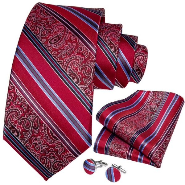 bow ties quality men tie red striped paisley novelty design silk wedding for handky cufflink gift set dibangu party sjt-7343, Black;gray
bow ties quality men tie red striped paisley novelty design silk wedding for handky cufflink gift set dibangu party sjt-7343, Black;gray