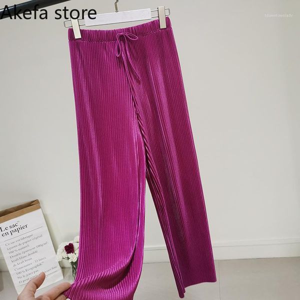 women's pants & capris women solid loose elastic waist korean style womens drawstring pleated casual females various color wide leg 202, Black;white
women's pants & capris women solid loose elastic waist korean style womens drawstring pleated casual females various color wide leg 202, Black;white