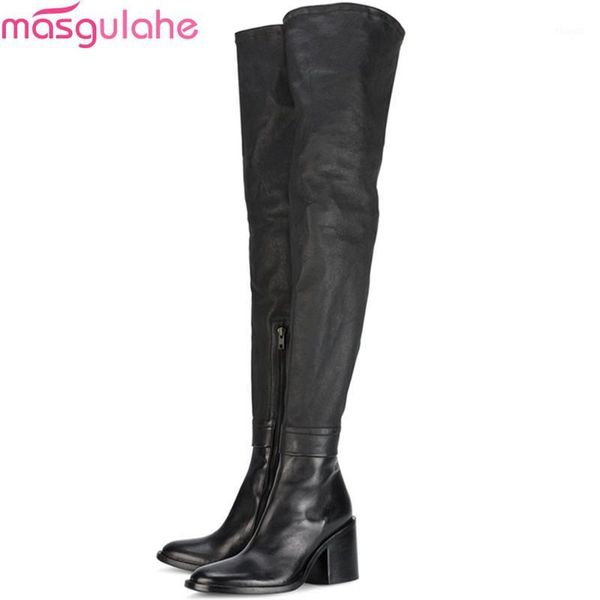 masgulahe 2020 new over the knee boots women round toe zip pu+cow leather boots high heels autumn winter women1, Black
masgulahe 2020 new over the knee boots women round toe zip pu+cow leather boots high heels autumn winter women1, Black
