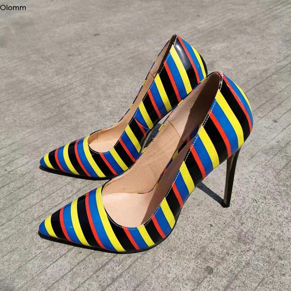 dress shoes olomm 2021 handmade women pumps stiletto heels pointed toe gorgeous multi party plus us size 5-15, Black
dress shoes olomm 2021 handmade women pumps stiletto heels pointed toe gorgeous multi party plus us size 5-15, Black