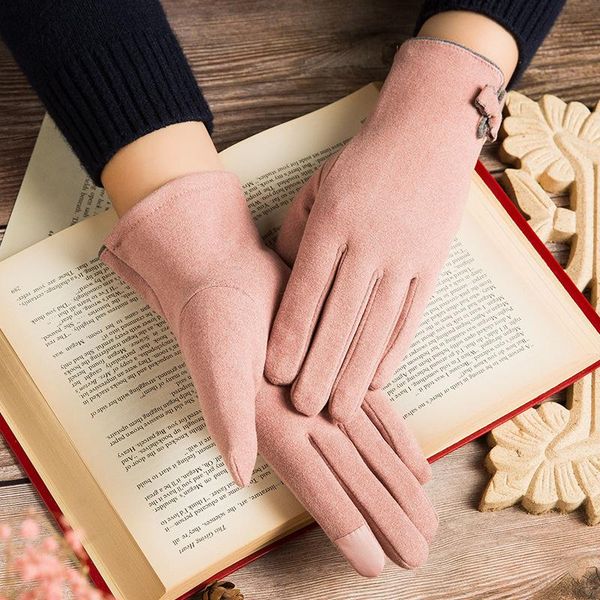 five fingers gloves mead velvet winter women' warm do not pour light and driving gloves, Blue;gray
five fingers gloves mead velvet winter women' warm do not pour light and driving gloves, Blue;gray
