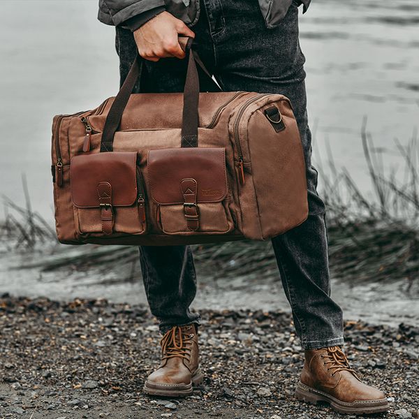 designer bags retro canvas travel duffle bag men travel bags hand luggage bag leather shoulder diagonal bag weekend bags dropshi
designer bags retro canvas travel duffle bag men travel bags hand luggage bag leather shoulder diagonal bag weekend bags dropshi