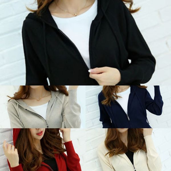 p8aaw sweatersweater knitted cardigan new autumn and winter women's solid color loose zipper korean coat casual coat hooded sweater spo, White;black
p8aaw sweatersweater knitted cardigan new autumn and winter women's solid color loose zipper korean coat casual coat hooded sweater spo, White;black