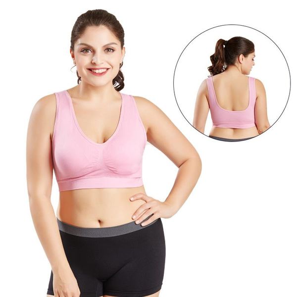gym clothing plus size 6xl women sports bras double-layer girl seamless no steel ring vest adjustment underwear crop push up bra, White;black
gym clothing plus size 6xl women sports bras double-layer girl seamless no steel ring vest adjustment underwear crop push up bra, White;black