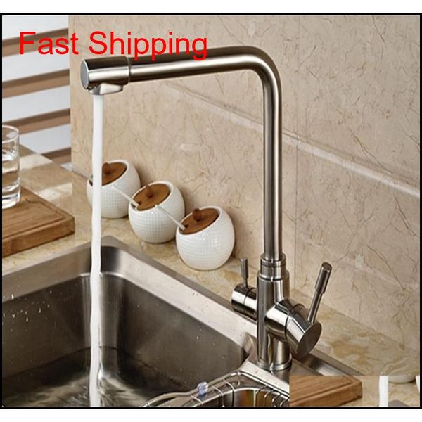 wholesale and retail brushed nickel kitchen faucet vessel sink mixer tap pure water swivel spout deck mounted fj1jw
wholesale and retail brushed nickel kitchen faucet vessel sink mixer tap pure water swivel spout deck mounted fj1jw