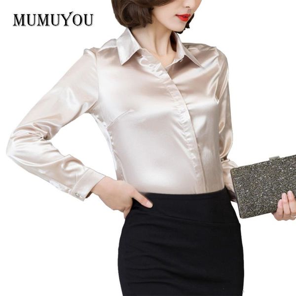 women long sleeve formal shirt satin work business office lady blouse fashion solid 7 colors turn-down collar shirt 200-a027, White
women long sleeve formal shirt satin work business office lady blouse fashion solid 7 colors turn-down collar shirt 200-a027, White