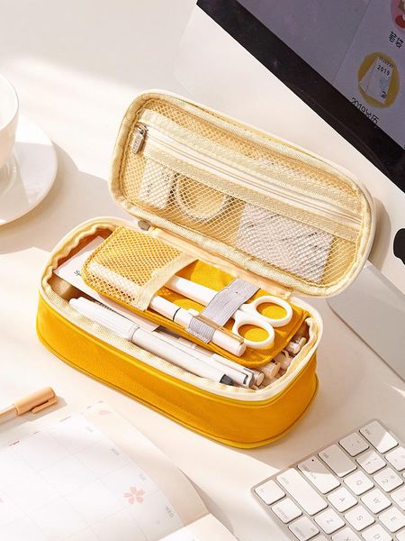 stationery canvas pencil case double layer large capacity pencil box cute pencilcase for kids boys pen box school supplies
stationery canvas pencil case double layer large capacity pencil box cute pencilcase for kids boys pen box school supplies
