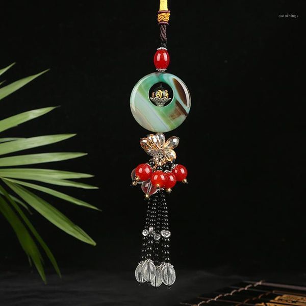 car pendant chinese folk style agate hanging automobiles interior rearview mirror decoration suspension ornaments accessories1
car pendant chinese folk style agate hanging automobiles interior rearview mirror decoration suspension ornaments accessories1