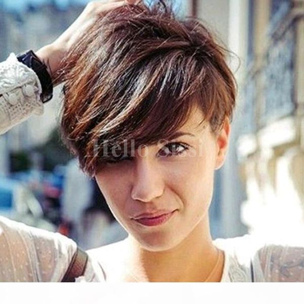 chic brazilian short straight human cut hair wigs pixie natural human short hair wigs for black women glueless full lace wigs, Black;brown
chic brazilian short straight human cut hair wigs pixie natural human short hair wigs for black women glueless full lace wigs, Black;brown