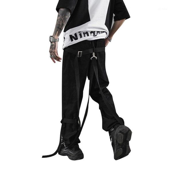 men ribbons casual harem pant male streetwear hip hop punk cargo pant high street trousers jogger sweatpants1, Black
men ribbons casual harem pant male streetwear hip hop punk cargo pant high street trousers jogger sweatpants1, Black