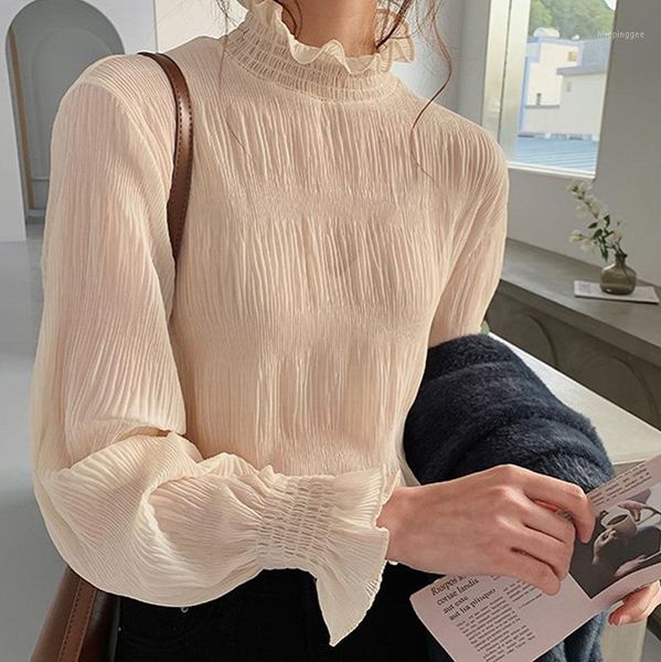 women's blouses & shirts plus size women's half-high neck long-sleeved chiffon shirt, spring and autumn fashion all-match blouse,, White
women's blouses & shirts plus size women's half-high neck long-sleeved chiffon shirt, spring and autumn fashion all-match blouse,, White