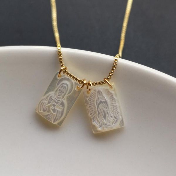 10pcs/lot 8x11mm natural sacred heart of jesus mother of pearl shell necklace double pendants jesus mother pearl shell necklace, Silver
10pcs/lot 8x11mm natural sacred heart of jesus mother of pearl shell necklace double pendants jesus mother pearl shell necklace, Silver