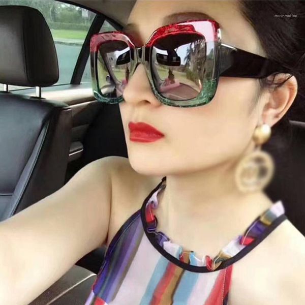 square sunglasses 2020 oversized shades design women sunglasses red green sun glasses female by long keeoper 170691, White;black
square sunglasses 2020 oversized shades design women sunglasses red green sun glasses female by long keeoper 170691, White;black
