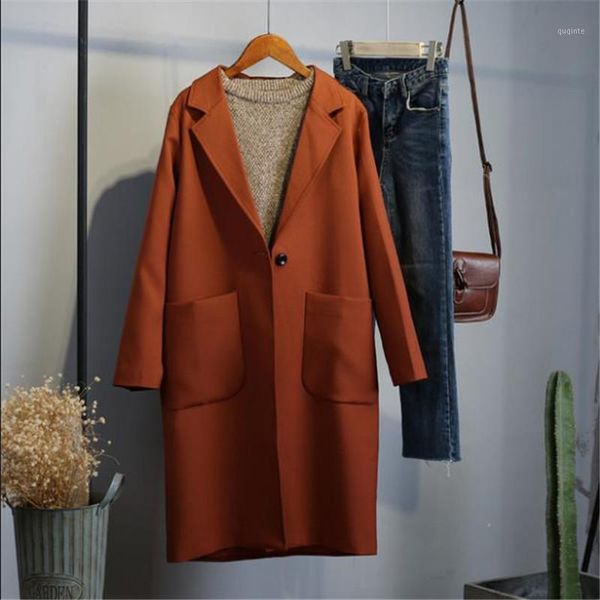 2020 spring woman jacket a button cotton turndown collar long windbreaker korean harajuku female overcoat trenchcoat c1121, Tan;black
2020 spring woman jacket a button cotton turndown collar long windbreaker korean harajuku female overcoat trenchcoat c1121, Tan;black