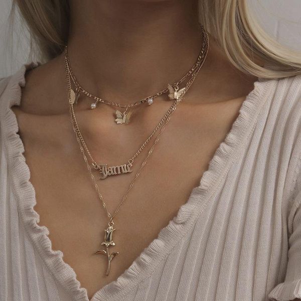 chokers european and american personality flower body hollowed-out letter necklace retro mash-up rose butterfly, Golden;silver
chokers european and american personality flower body hollowed-out letter necklace retro mash-up rose butterfly, Golden;silver