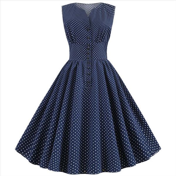 white polka dot dress button up v-neck summer dresses women sleeveless robe vintage rockabilly ruched dress knee-length vestidos, Black;gray
white polka dot dress button up v-neck summer dresses women sleeveless robe vintage rockabilly ruched dress knee-length vestidos, Black;gray