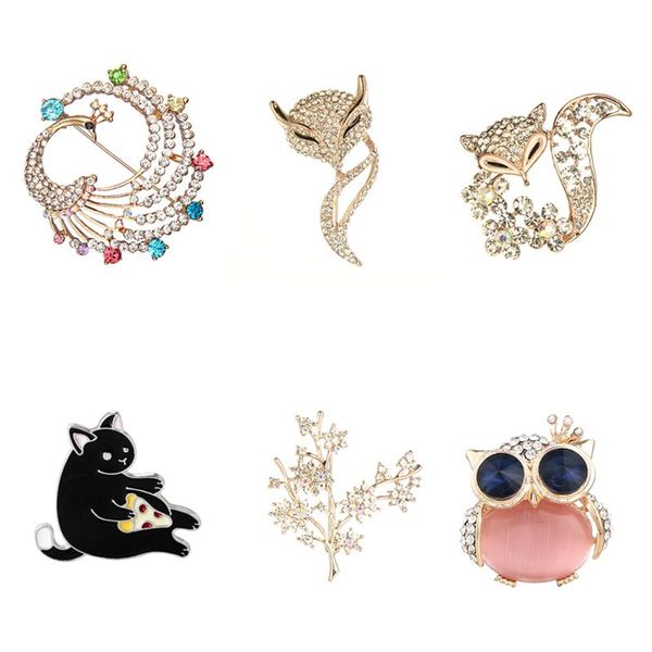 women animal rhinestone collar brooch girls sweater suit scarf pins christmas gift jewelry peacock crystal brooch pin brooches, Gray
women animal rhinestone collar brooch girls sweater suit scarf pins christmas gift jewelry peacock crystal brooch pin brooches, Gray
