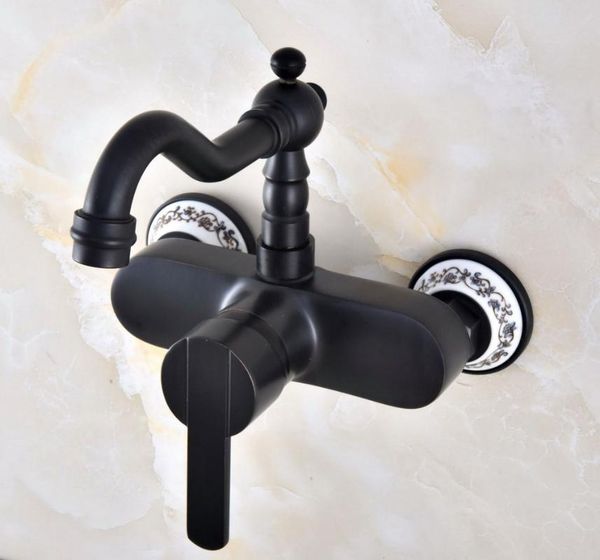 black oil rubbed bronze bathroom kitchen sink faucet mixer tap swivel spout wall mounted single handle mnf843
black oil rubbed bronze bathroom kitchen sink faucet mixer tap swivel spout wall mounted single handle mnf843