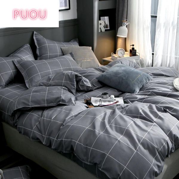 modern king size bedding set bed linen brief plaid print duvet cover sets single double bedclothes kid quilt covers
modern king size bedding set bed linen brief plaid print duvet cover sets single double bedclothes kid quilt covers