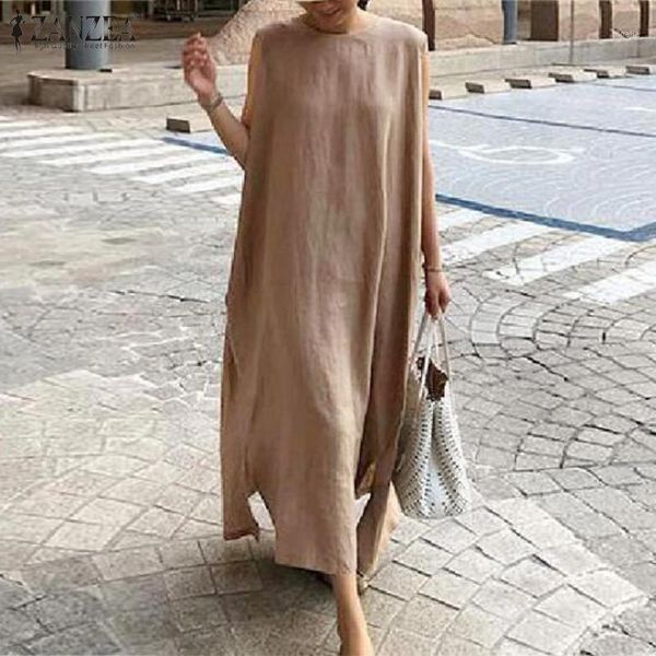 2020 summer elegant solid sundress women cotton linen dress zanzea sleeveless party long vestidos female sarafans robe s 5xl1, Black;gray
2020 summer elegant solid sundress women cotton linen dress zanzea sleeveless party long vestidos female sarafans robe s 5xl1, Black;gray