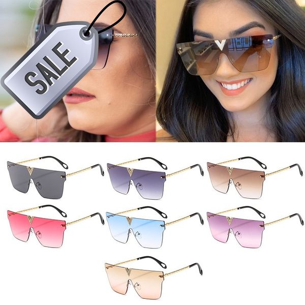 wholesale vintage metal rimless v sunglasses women brand designer fashion one piece color sun glasses men driving square shades, White;black
wholesale vintage metal rimless v sunglasses women brand designer fashion one piece color sun glasses men driving square shades, White;black