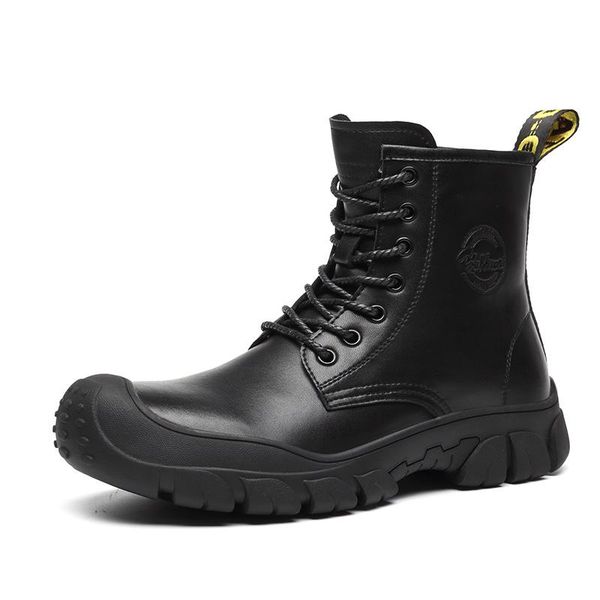 2020 autumn mens shoes boots leather thick platform ankle boot men's martin chaussure stylish motorcycle boots men casual shoes, Black
2020 autumn mens shoes boots leather thick platform ankle boot men's martin chaussure stylish motorcycle boots men casual shoes, Black
