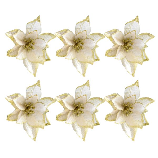 30pcs golden tree decorative flower simulate floral ornaments delicate glitter flowers christmas hanging decor
30pcs golden tree decorative flower simulate floral ornaments delicate glitter flowers christmas hanging decor
