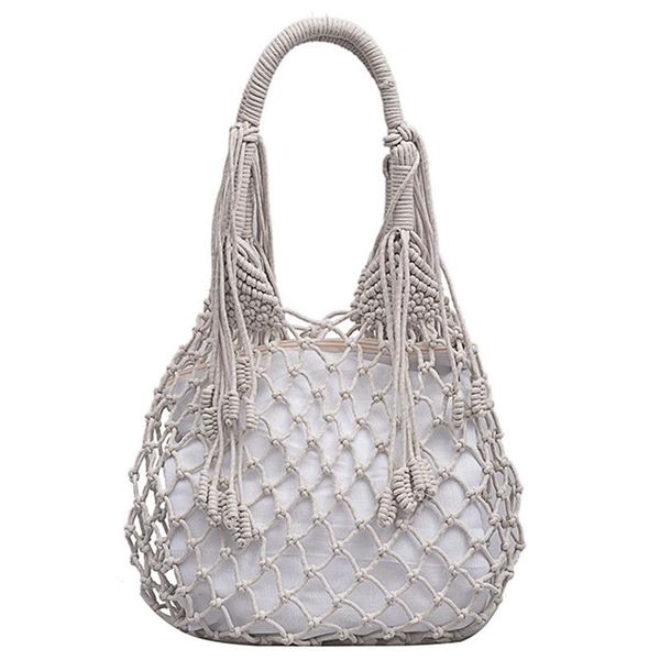 new-women handbags mesh rope net bags ins chic summer beach bags cotton hollow out basket composite bag leisure straw bag for gi
new-women handbags mesh rope net bags ins chic summer beach bags cotton hollow out basket composite bag leisure straw bag for gi