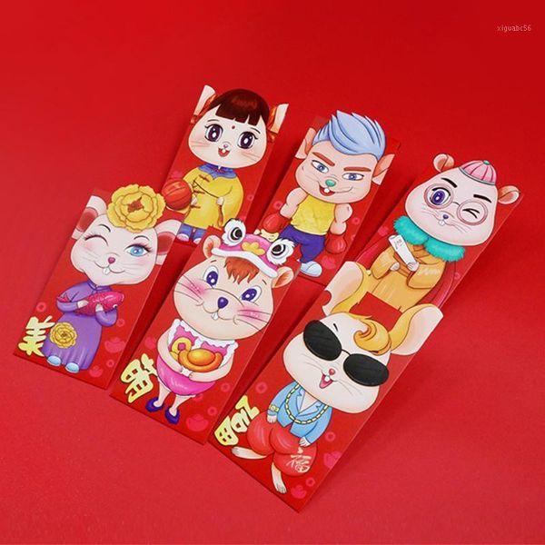 6pcs/set spring festival rat pattern traditional 2020 gift bag money pocket housewarming red envelope chinese new year hong bao1
6pcs/set spring festival rat pattern traditional 2020 gift bag money pocket housewarming red envelope chinese new year hong bao1