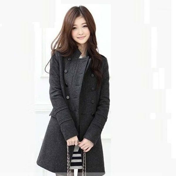 women's wool & blends 2021 autumn woman fashion women's slim blended double-breasted coat winter lady women jacket1, Black
women's wool & blends 2021 autumn woman fashion women's slim blended double-breasted coat winter lady women jacket1, Black