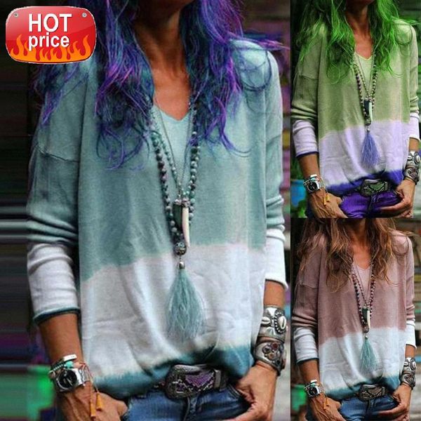 2020 tshirt women v-neck cotton long sleeve women t shirt fashion tie dyeing t-shirt haut harajuku camiseta mujer camisas #fb2i, White
2020 tshirt women v-neck cotton long sleeve women t shirt fashion tie dyeing t-shirt haut harajuku camiseta mujer camisas #fb2i, White